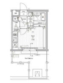 ザ・プレミアムキューブジー大崎 414 間取り図