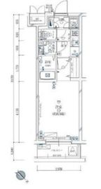 ガリシア新宿余丁町 2階 間取り図