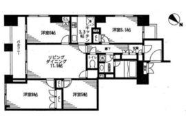 レジディア日本橋馬喰町 1201 間取り図