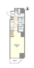 CREALpremier芝浦海岸 (クリアルプレミア芝浦海岸) 2階 間取り図