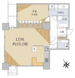 銀座タワー 21階 間取り図