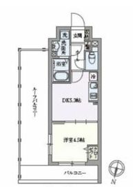 ルネサンスコート自由が丘 502 間取り図