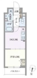 ルネサンスコート自由が丘 202 間取り図