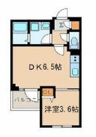 ルネサンスコート自由が丘 204 間取り図