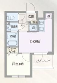 ルネサンスコート自由が丘 305 間取り図