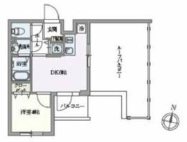 ルネサンスコート自由が丘 503 間取り図