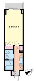 プラティーク清澄白河 107 間取り図