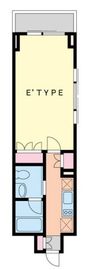 プラティーク清澄白河 416 間取り図