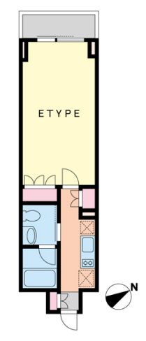 プラティーク清澄白河 608 間取り図