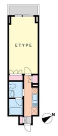 プラティーク清澄白河 608 間取り図