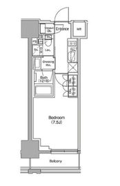 ザ・パークハビオ新御徒町 703 間取り図