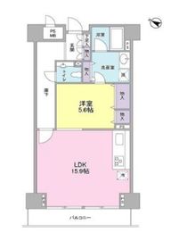 グランドメゾン三軒茶屋 2階 間取り図