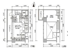 東雲キャナルコートCODAN 20-1103 間取り図