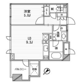 クリオ渋谷ラ・モード 509 間取り図