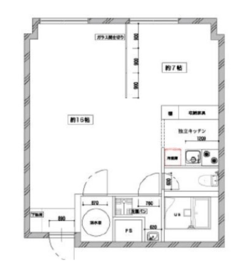 麻布エンパイアマンション 703 間取り図