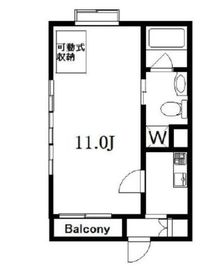 グランデュオ恵比寿 501 間取り図