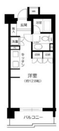 フリーディオ芝公園 8階 間取り図