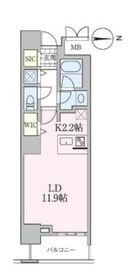 ロイヤルパークスタワー南千住 615 間取り図