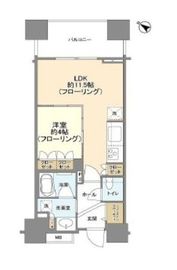 パークホームズ日本橋橘町 13階 間取り図