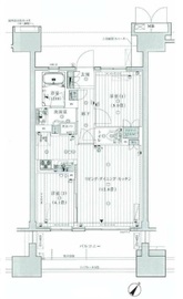 晴海テラス 12階 間取り図