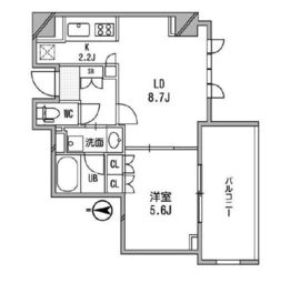 アーデン木場 205 間取り図