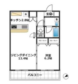 ベラスウィータ 5F1 間取り図