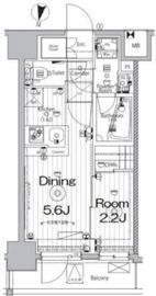 メイクス新中野アジールコート 902 間取り図