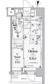 メイクス新中野アジールコート 903 間取り図