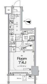 メイクス新中野アジールコート 707 間取り図