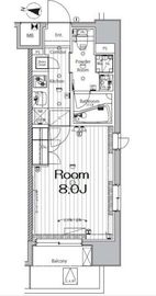 メイクス新中野アジールコート 209 間取り図