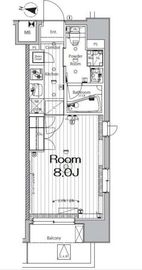 メイクス新中野アジールコート 209 間取り図