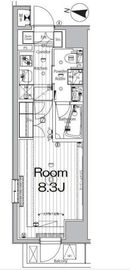 メイクス新中野アジールコート 705 間取り図