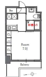 Totsu Residence Shiba (東通レジデンス芝) 610 間取り図