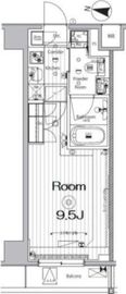 メイクス新中野アジールコート 206 間取り図