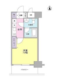 セレーノ品川 305 間取り図