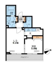 パシフィックコート目黒南 311 間取り図