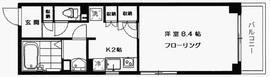 クレストヒルズ恵比寿 202 間取り図