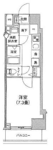アイルプレミアム文京六義園 9階 間取り図