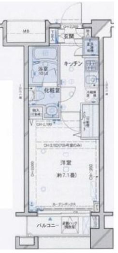 パレステュディオ神楽坂シティタワー 3階 間取り図