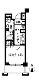 レジディア中落合 C508 間取り図