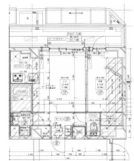 リライア大井町ヒルズ 6階 間取り図