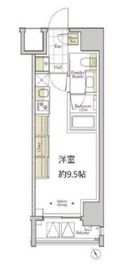 リビオレゾン新虎通り 3階 間取り図