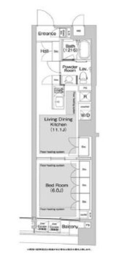 BPRレジデンス渋谷 809 間取り図