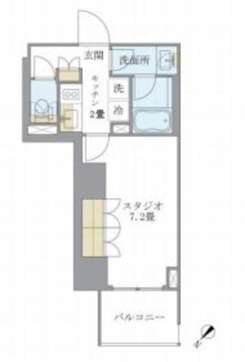 La Douceur巣鴨 (ラドゥセール巣鴨) 801 間取り図