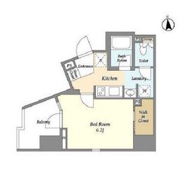 ライトテラス秋葉原 401 間取り図
