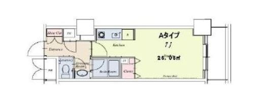 HF駒沢公園レジデンスタワー 505 間取り図