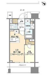 ドレッセ都立大学 2階 間取り図