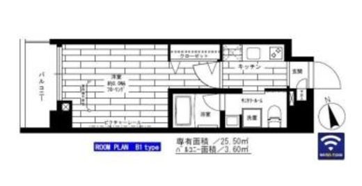 ステージグランデ上野 1202 間取り図