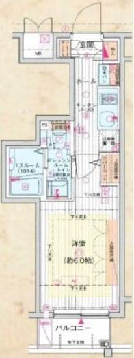エステムプラザ愛宕虎ノ門レジデンス 403 間取り図