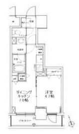 銀座レジデンス伍番館 1003 間取り図